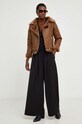 Answear Lab pantaloni 16116.HWK nero WW24