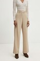 Answear.LAB spodnie z elastanem beżowy P937.HWK