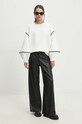 Answear Lab pantaloni pa1835.IKK negru WW24