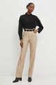 Answear Lab pantaloni M515.1HWK bej WW24