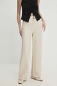 Answear Lab pantaloni 8078..td bej WW24