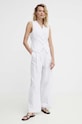 Answear Lab spodnie bawełniane M7067.HWK biały WZ24