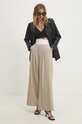Answear Lab pantaloni 1484.tjs bej WZ24