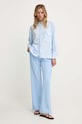 Nohavice Answear.LAB hu6102.luxury.fh modrá WW24