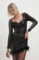 Answear Lab rochie negru 22031.HWK