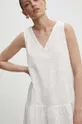 Pamučna haljina Answear Lab bijela