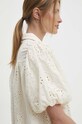 Answear Lab rochie din bumbac bej 18217.tjs