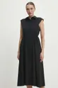 Бавовняна сукня Answear Lab чорний