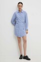 Answear Lab rochie mlk.ssd03l.tjs albastru WW24