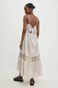 Answear Lab rochie din bumbac 1502.ijs bej WW24