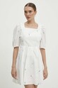 Ρούχα Βαμβακερό φόρεμα Answear Lab 31673.fjs λευκό