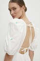 Βαμβακερό φόρεμα Answear Lab 31673.fjs λευκό