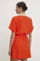 Answear Lab sukienka z lnem Materiał zasadniczy: 55 % Bawełna, 45 % Len, Podszewka: 100 % Wiskoza
