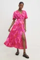 Answear Lab sukienka różowy