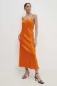 Obleka Answear Lab oranžna
