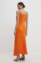 Odzież Answear.LAB sukienka d160.IJS pomarańczowy