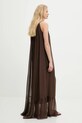 Ruházat Answear.LAB selyem ruha d661.ijs barna