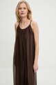 Φόρεμα με μετάξι Answear Lab καφέ d661.ijs