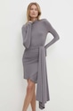 Šaty Answear.LAB 25312.ijs šedá WW24