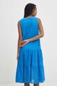 Odzież Answear Lab sukienka bawełniana sng.ssd06s.tjs niebieski