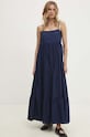 Bavlnené šaty Answear.LAB 1427.tjs tmavomodrá WW24
