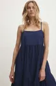 σκούρο μπλε Βαμβακερό φόρεμα Answear Lab