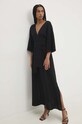Answear Lab sukienka bawełniana 6347.tjs czarny WW24