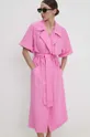 Φόρεμα Answear Lab ροζ