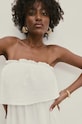 Answear Lab rochie din bumbac 8870.fh alb