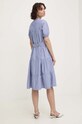 Odzież Answear Lab sukienka bawełniana sng1a.tjs niebieski