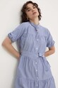 Answear Lab sukienka bawełniana niebieski sng1a.tjs