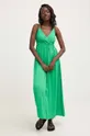 Pamučna haljina Answear Lab zelena