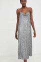 Answear Lab rochie 21502.fh argintiu WW24