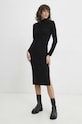 Answear.LAB sukienka m95.51.HWK czarny WW24