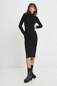 Answear.LAB sukienka czarny m95.51.HWK