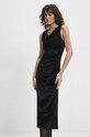 Answear Lab rochie de catifea 2325A.HWK negru WW24