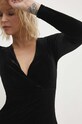 Answear Lab rochie de catifea HM2352.HWK negru