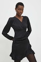 Šaty Answear.LAB 10389.TKK černá WW24