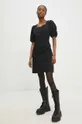 Джинсова сукня Answear Lab чорний