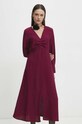 Answear Lab rochie mutely.fjs burgundia WW24