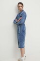 Answear Lab sukienka jeansowa niebieski hm6577.fjs