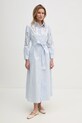 Îmbrăcăminte Answear Lab rochie din bumbac v3415.FWK albastru