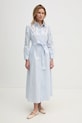 Odzież Answear Lab sukienka bawełniana v3415.FWK niebieski