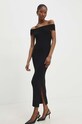 Answear Lab rochie negru mc8008.FH