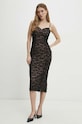 Answear Lab rochie 15216.fh negru WW24