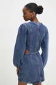 niebieski Answear Lab sukienka jeansowa
