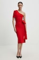 Answear Lab sukienka 615619.ijs czerwony WW24