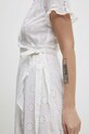 Βαμβακερό φόρεμα Answear.LAB lunalong.FKK λευκό