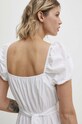 Βαμβακερό φόρεμα Answear.LAB λευκό julie.FKK