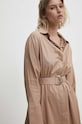 Answear Lab sukienka bawełniana beżowy sng.sud0b7.tjs